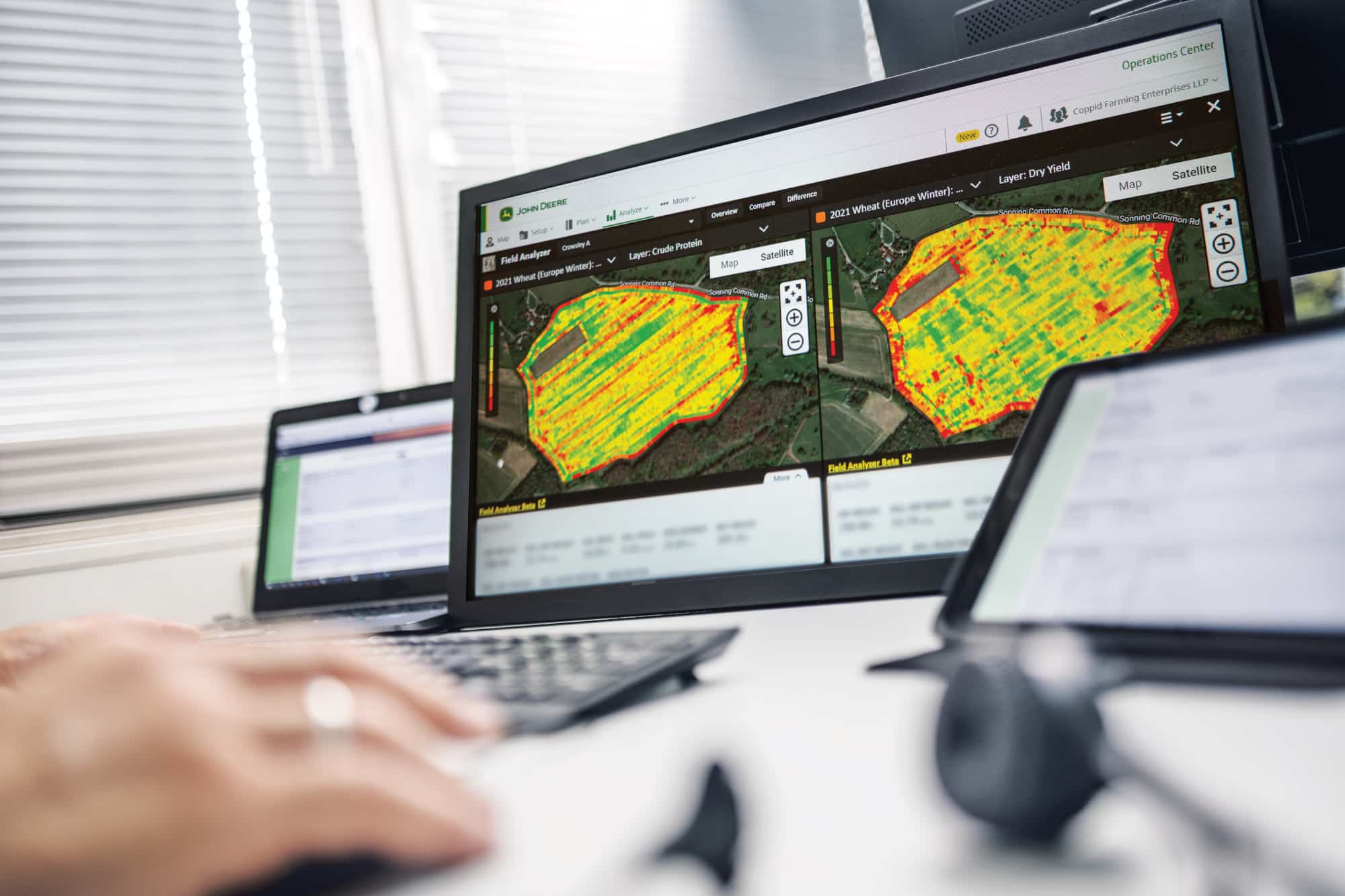 John Deere Feld Analyse