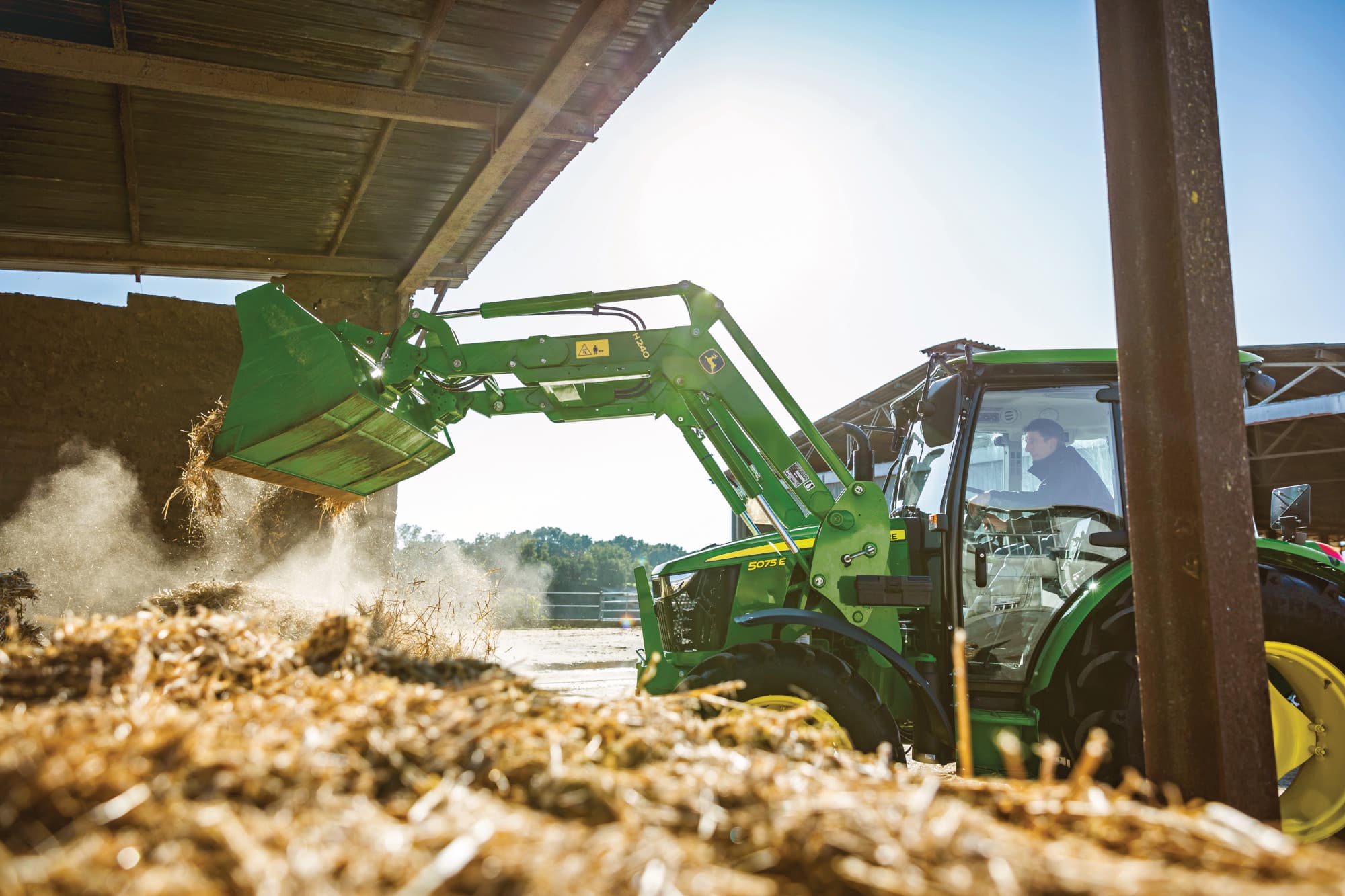 John Deere H240 Frontlader