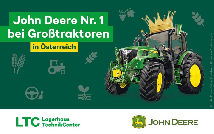 John Deere ist Marktführer ab 150 PS