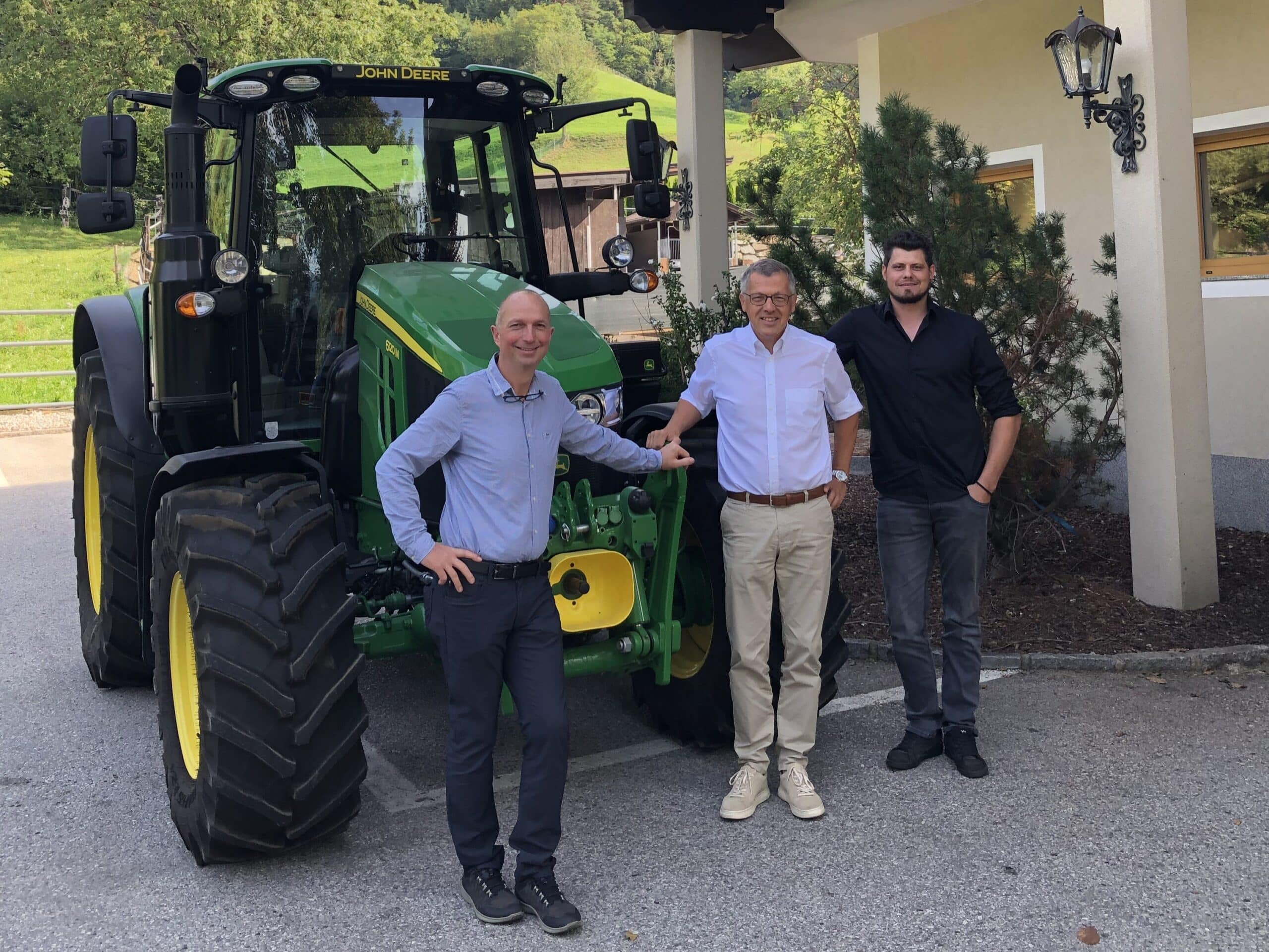 Hans Angermair (Kasperhof Kfz), Johann Oberger (Geschäftsführung LTC), Christian Aschberger (Geschäftsführer CHA-Technik)